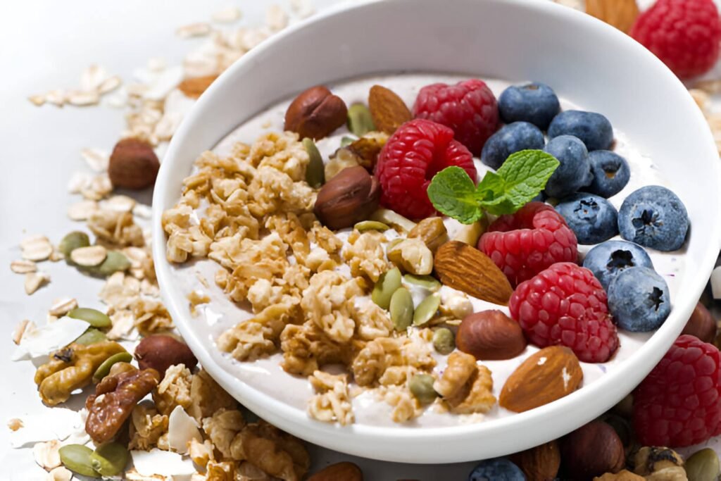 Greek Yogurt Parfait with Fresh Berries