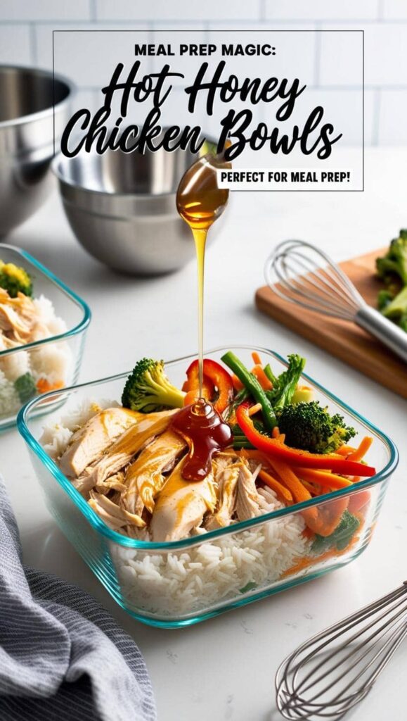 Easy Hot Honey Chicken Recipe – Sweet, Spicy & Simple 2 hot honey chicken bowl