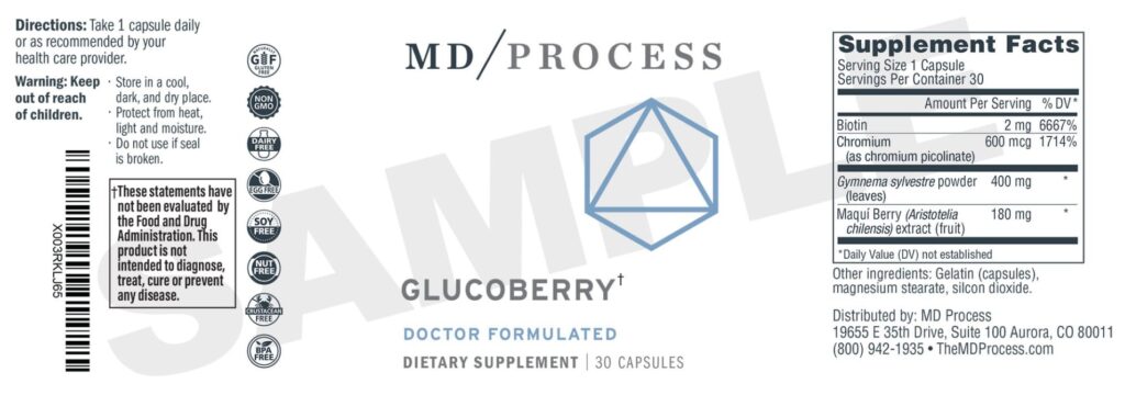 GlucoBerry official site