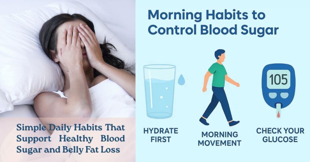Simple Daily Habits That Support Healthy Blood Sugar and Belly Fat Loss