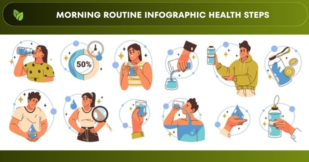 7 step morning routine for blood sugar control hydration movement protein fiber