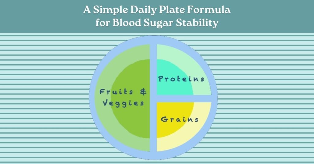 A Simple Daily Plate Formula for Blood Sugar Stability