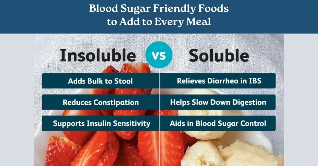 A bowl of steel-cut oats, chia seeds, and flax seeds, providing soluble fiber that traps sugar and naturally slows its entry into the bloodstream.