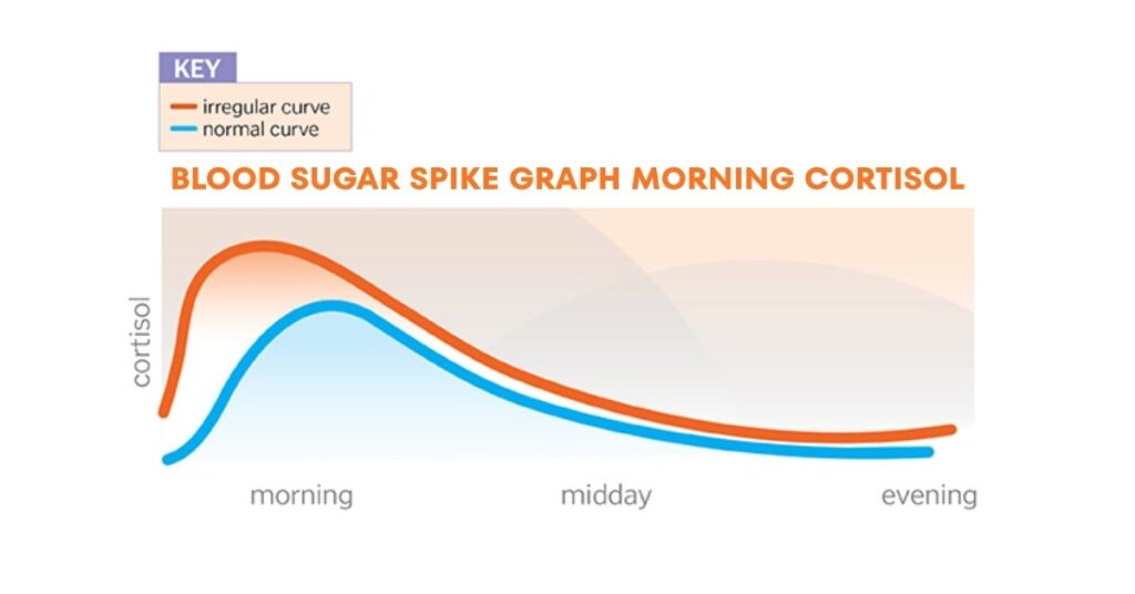 dawn phenomenon morning blood sugar spike due to cortisol and insulin resistance