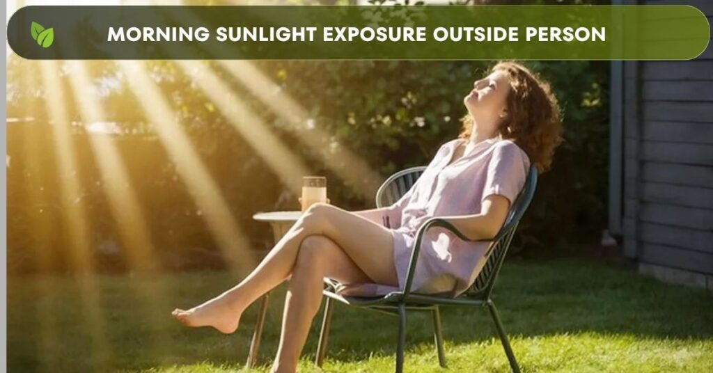 morning sunlight improves circadian rhythm and supports blood sugar balance