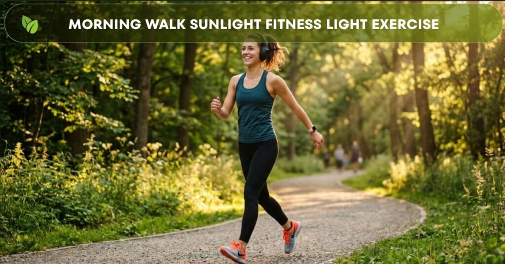 light morning walk or exercise improves glucose control and stabilizes blood sugar