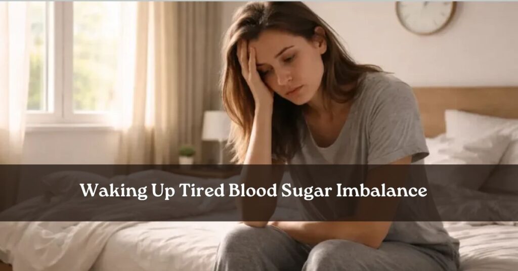 waking up tired even after sleeping early sign of high blood sugar imbalance